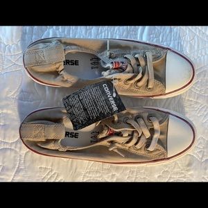 New Converse Shoreline sneakers khaki sz 9 w